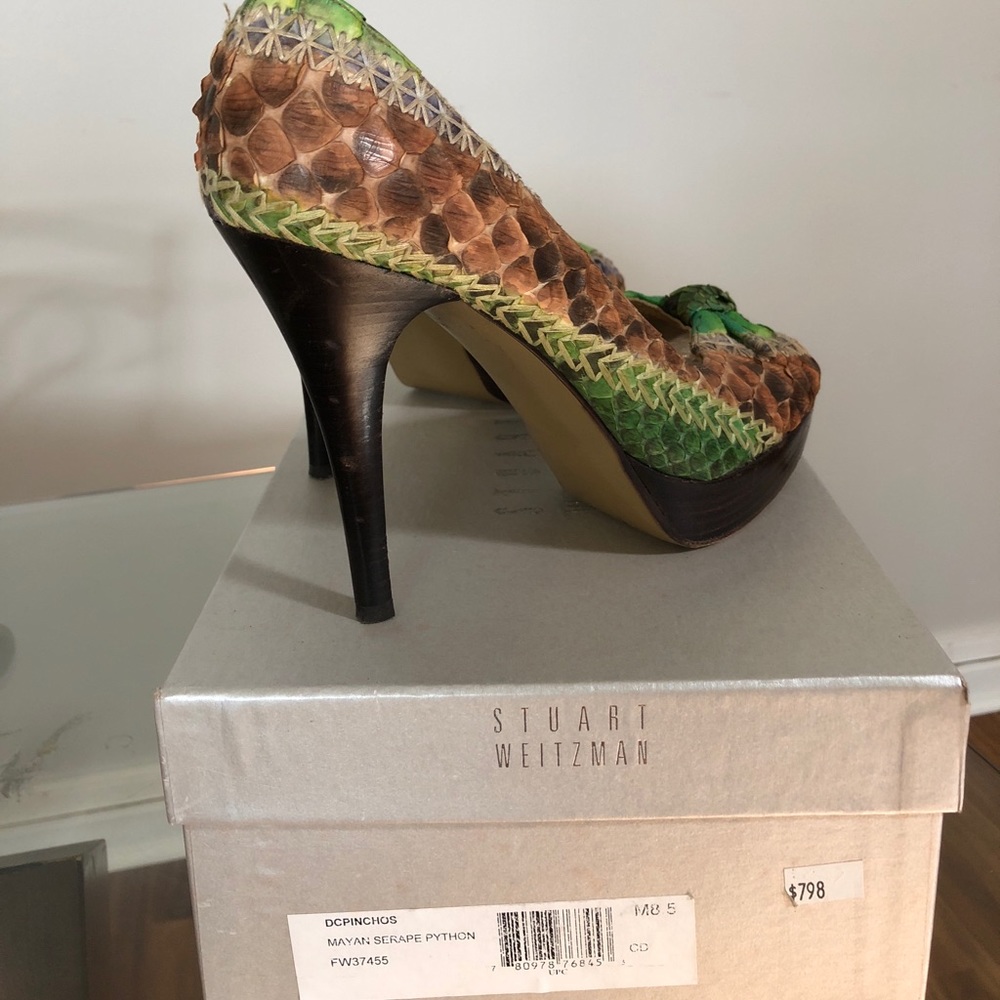 Stuart Weitzman Python Sz 8.5 - image 2